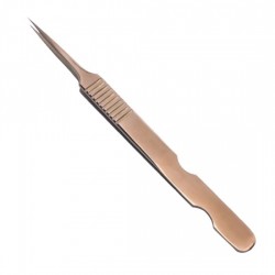 Rose Gold Plasma Coated Tweezers Rose Gold Plasma Coated Tweezers