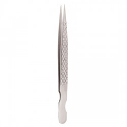 Diamond Print S-Type Eyelash Tweezer Diamond Print S-Type Eyelash Tweezer