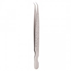Diamond Print S-Type Eyelash Tweezer Diamond Print S-Type Eyelash Tweezer