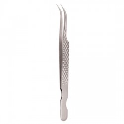 Diamond Print S-Type Eyelash Tweezer Diamond Print S-Type Eyelash Tweezer