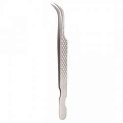 Diamond Print S-Type Eyelash Tweezer Diamond Print S-Type Eyelash Tweezer