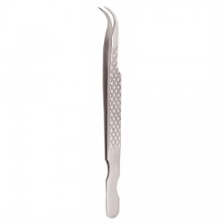 Diamond Print S-Type Eyelash Tweezer Diamond Print S-Type Eyelash Tweezer