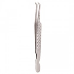 Diamond Print S-Type Eyelash Tweezer Diamond Print S-Type Eyelash Tweezer