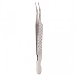 Diamond Print S-Type Eyelash Tweezer Diamond Print S-Type Eyelash Tweezer