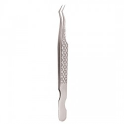 Diamond Print S-Type Eyelash Tweezer Diamond Print S-Type Eyelash Tweezer
