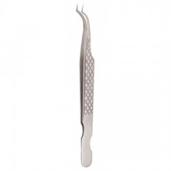 Diamond Print S-Type Eyelash Tweezer Diamond Print S-Type Eyelash Tweezer