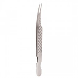 Diamond Print S-Type Eyelash Tweezer Diamond Print S-Type Eyelash Tweezer