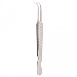 Diamond Print S-Type Eyelash Tweezer Diamond Print S-Type Eyelash Tweezer