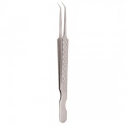 Diamond Print S-Type Eyelash Tweezer Diamond Print S-Type Eyelash Tweezer
