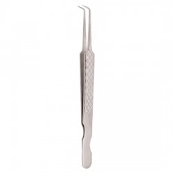Diamond Print S-Type Eyelash Tweezer Diamond Print S-Type Eyelash Tweezer