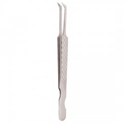 Diamond Print S-Type Eyelash Tweezer Diamond Print S-Type Eyelash Tweezer