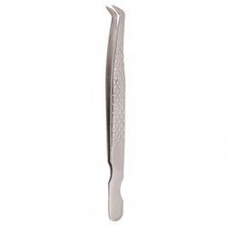 Diamond Print S-Type Eyelash Tweezer Diamond Print S-Type Eyelash Tweezer