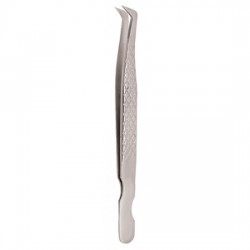 Diamond Print S-Type Eyelash Tweezer Diamond Print S-Type Eyelash Tweezer
