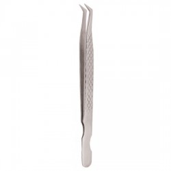 Diamond Print S-Type Eyelash Tweezer Diamond Print S-Type Eyelash Tweezer