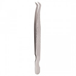 Diamond Print S-Type Eyelash Tweezer Diamond Print S-Type Eyelash Tweezer