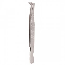 Diamond Print S-Type Eyelash Tweezer Diamond Print S-Type Eyelash Tweezer