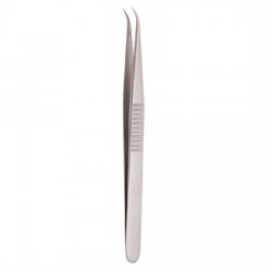 Serrated Handle Eyelash Tweezer Serrated Handle Eyelash Tweezer
