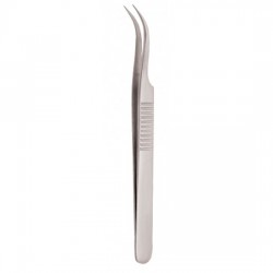 Serrated Handle Eyelash Tweezer Serrated Handle Eyelash Tweezer