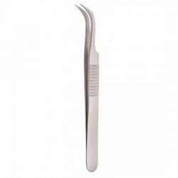 Serrated Handle Eyelash Tweezer Serrated Handle Eyelash Tweezer