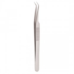 Serrated Handle Eyelash Tweezer Serrated Handle Eyelash Tweezer