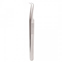 Serrated Handle Eyelash Tweezer Serrated Handle Eyelash Tweezer