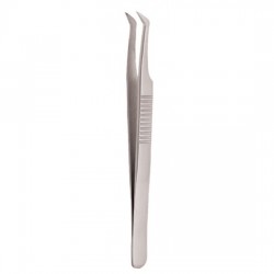 Serrated Handle Eyelash Tweezer Serrated Handle Eyelash Tweezer