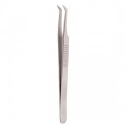 Serrated Handle Eyelash Tweezer Serrated Handle Eyelash Tweezer