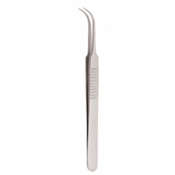 Serrated Handle Eyelash Tweezer Serrated Handle Eyelash Tweezer