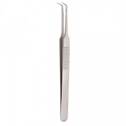 Serrated Handle Eyelash Tweezer Serrated Handle Eyelash Tweezer
