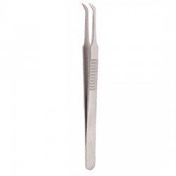 Serrated Handle Eyelash Tweezer Serrated Handle Eyelash Tweezer