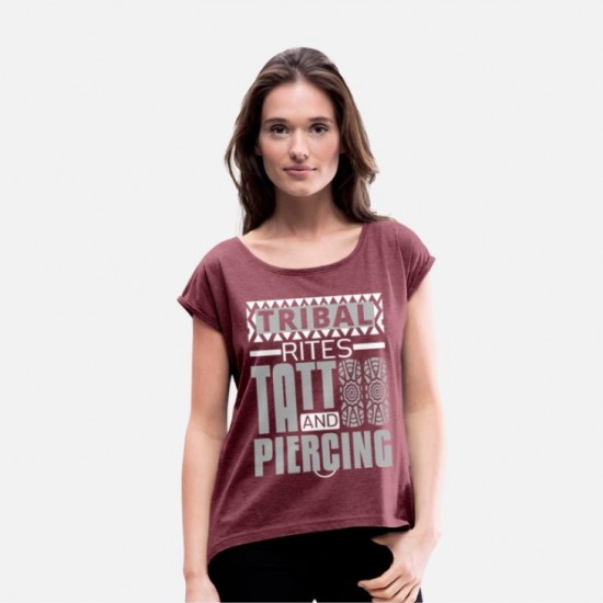 Women's Rolled Sleeve T-Shirt