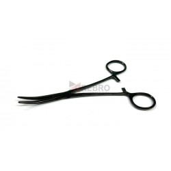 Hemostatic Forceps, Curved- Black Oxide Coated Hemostatic Forceps, Curved- Black Oxide Coated