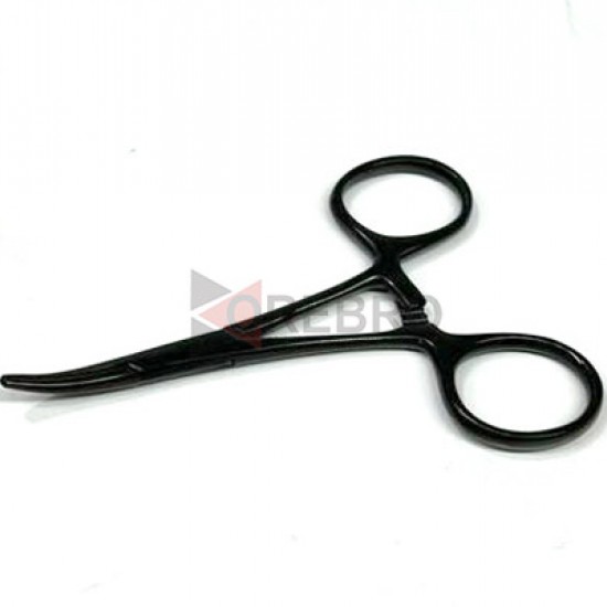 Mosquito Forceps- Curved- Black Oxide Coated