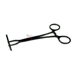 Straight Line Septum Forceps- Black Oxide Coated