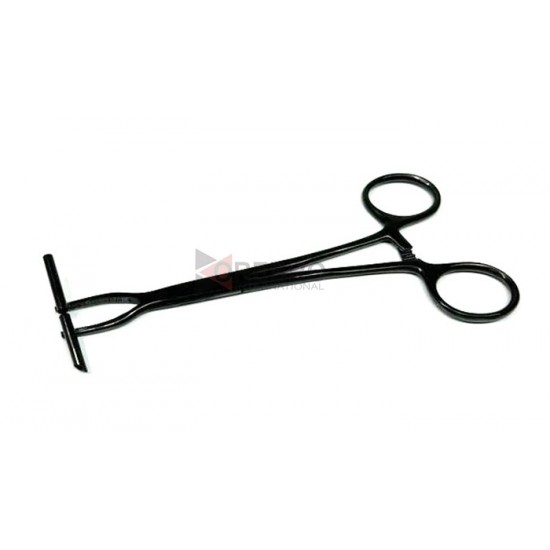 Straight Line Septum Forceps- Black Oxide Coated